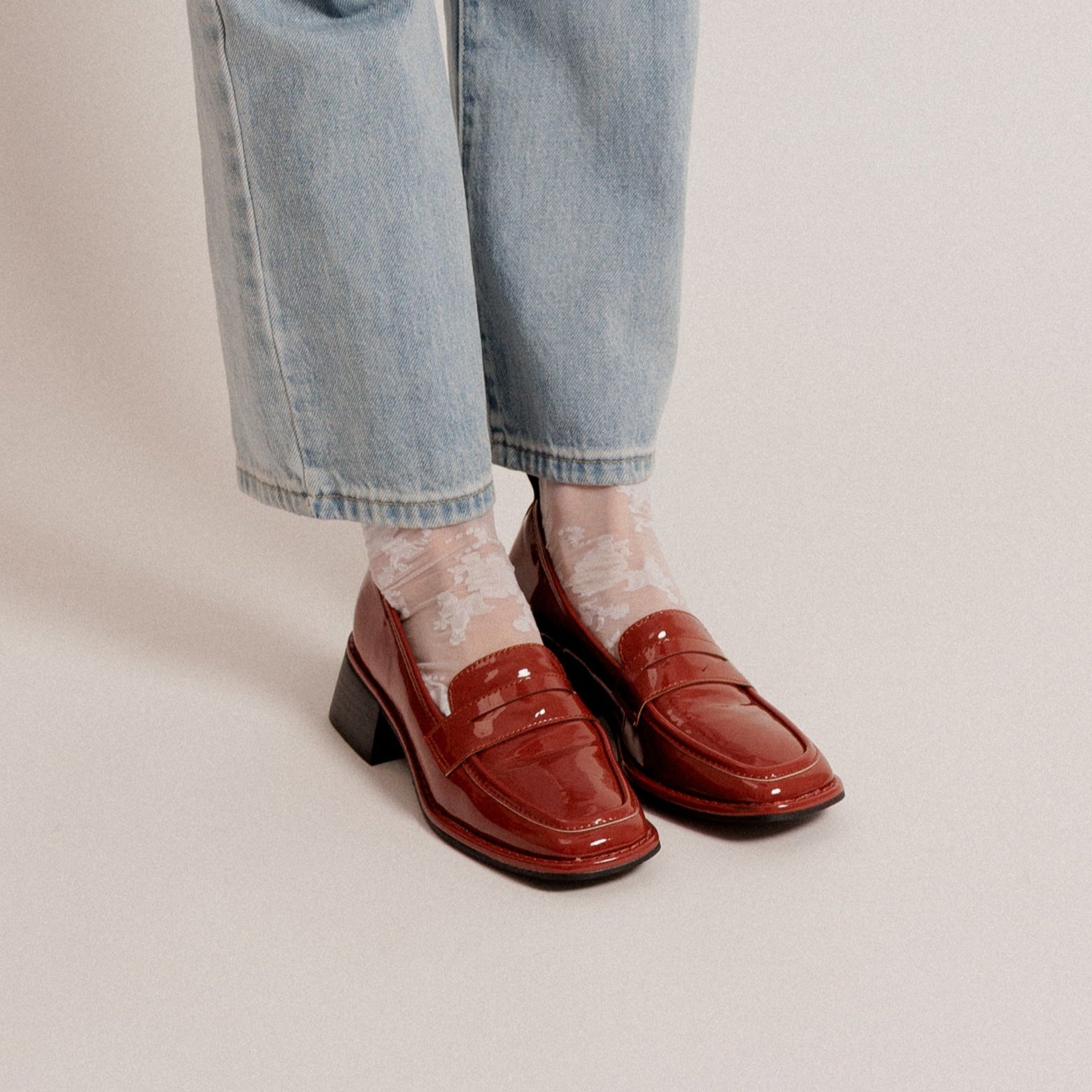 Mocassins Caprice cognac