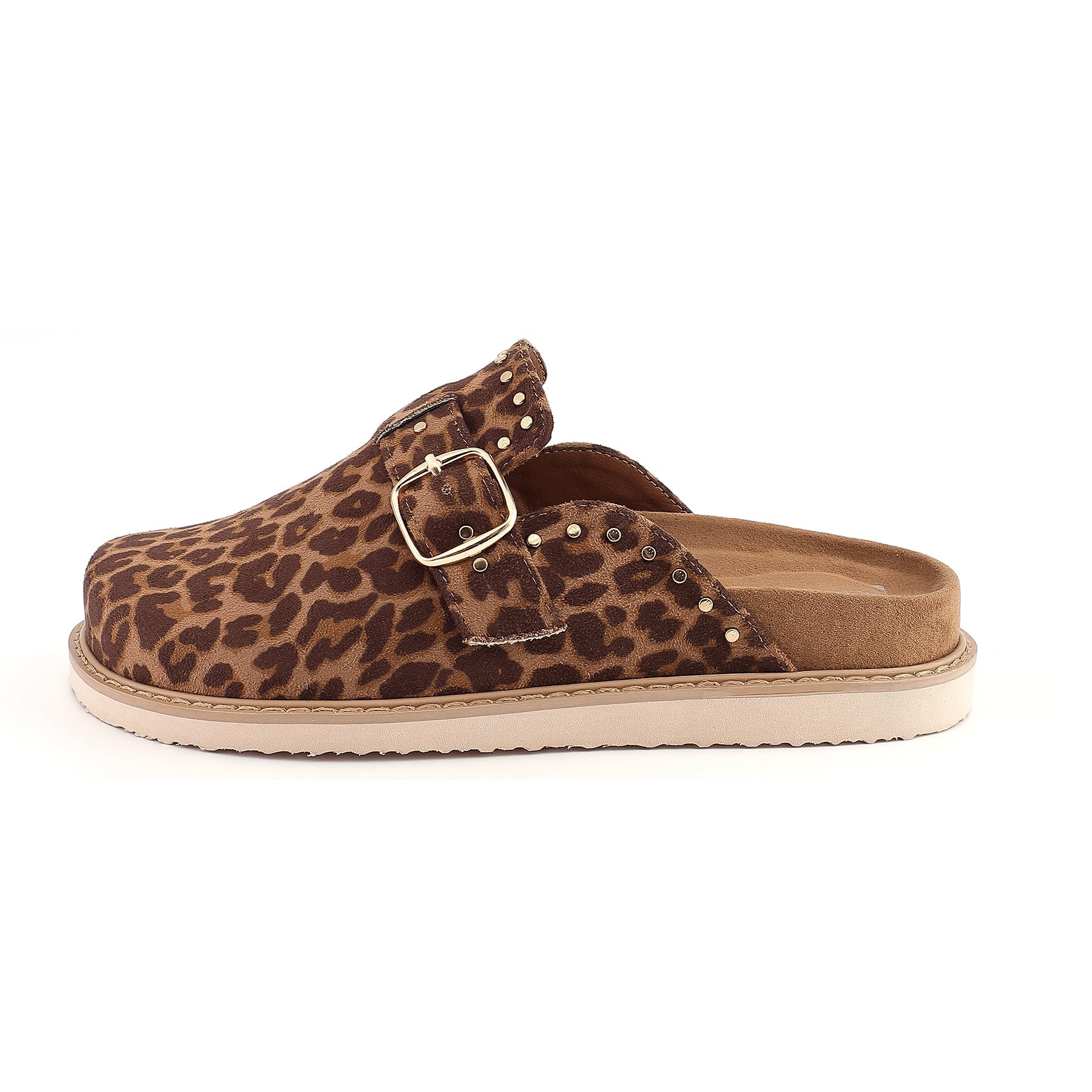 Mules Clyde léopard