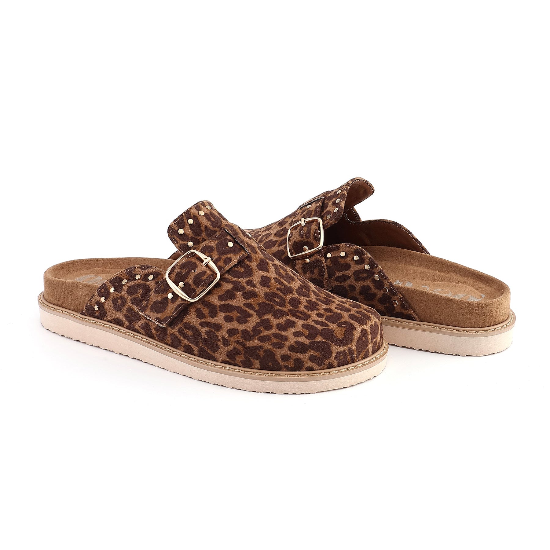 Mules Clyde léopard