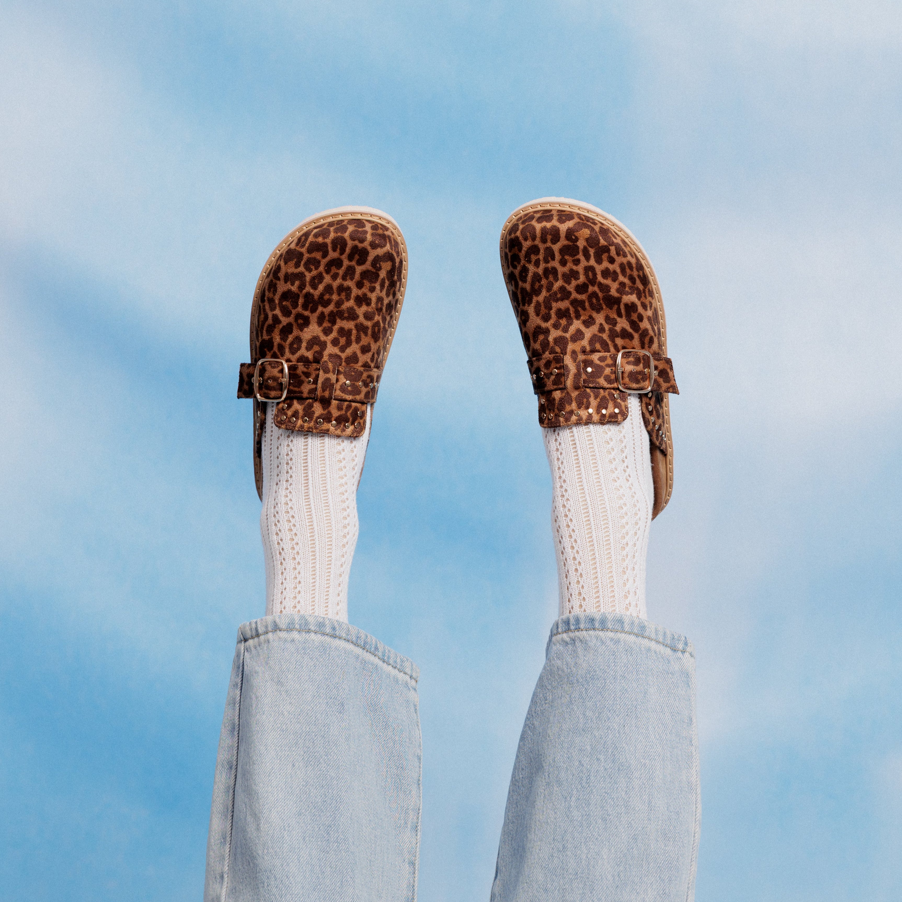 Mules Clyde léopard