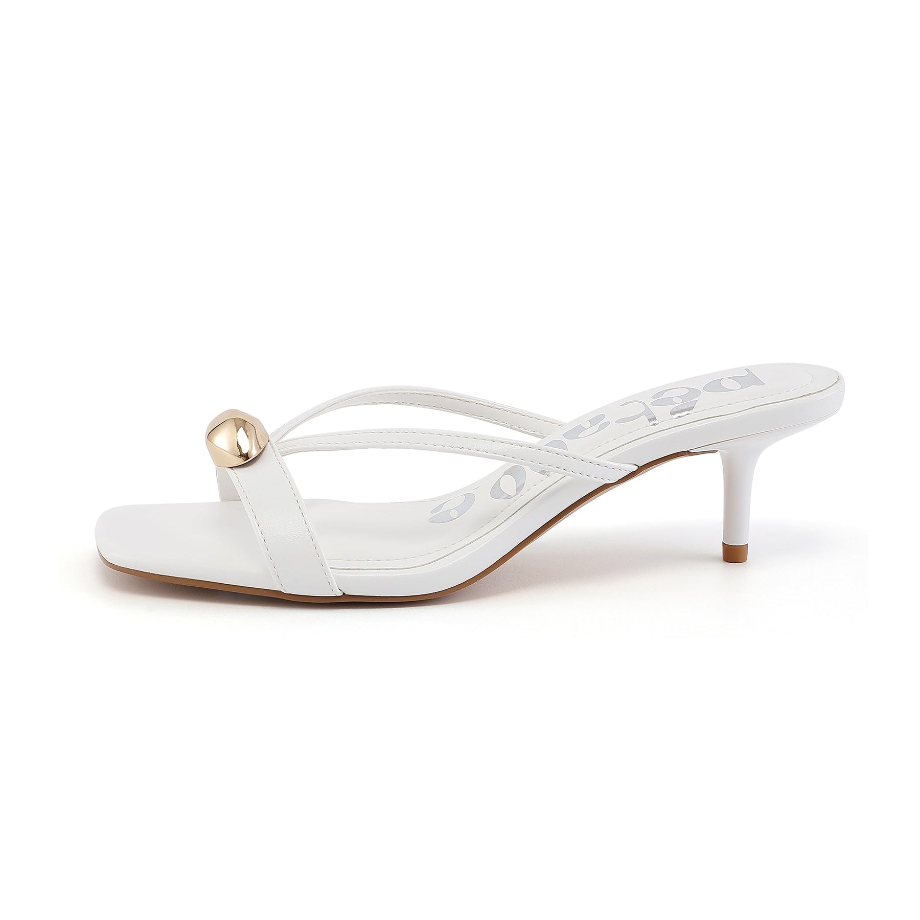 Mules blanches - Aure