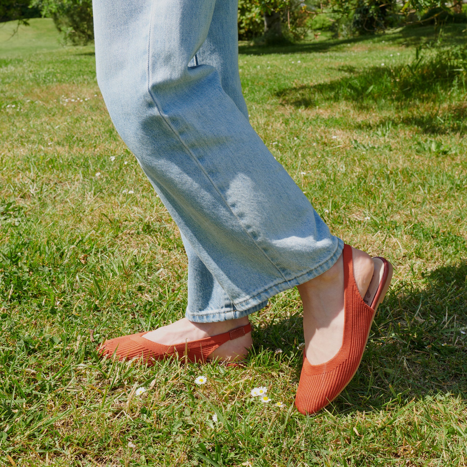 Ballerines Axelle orange