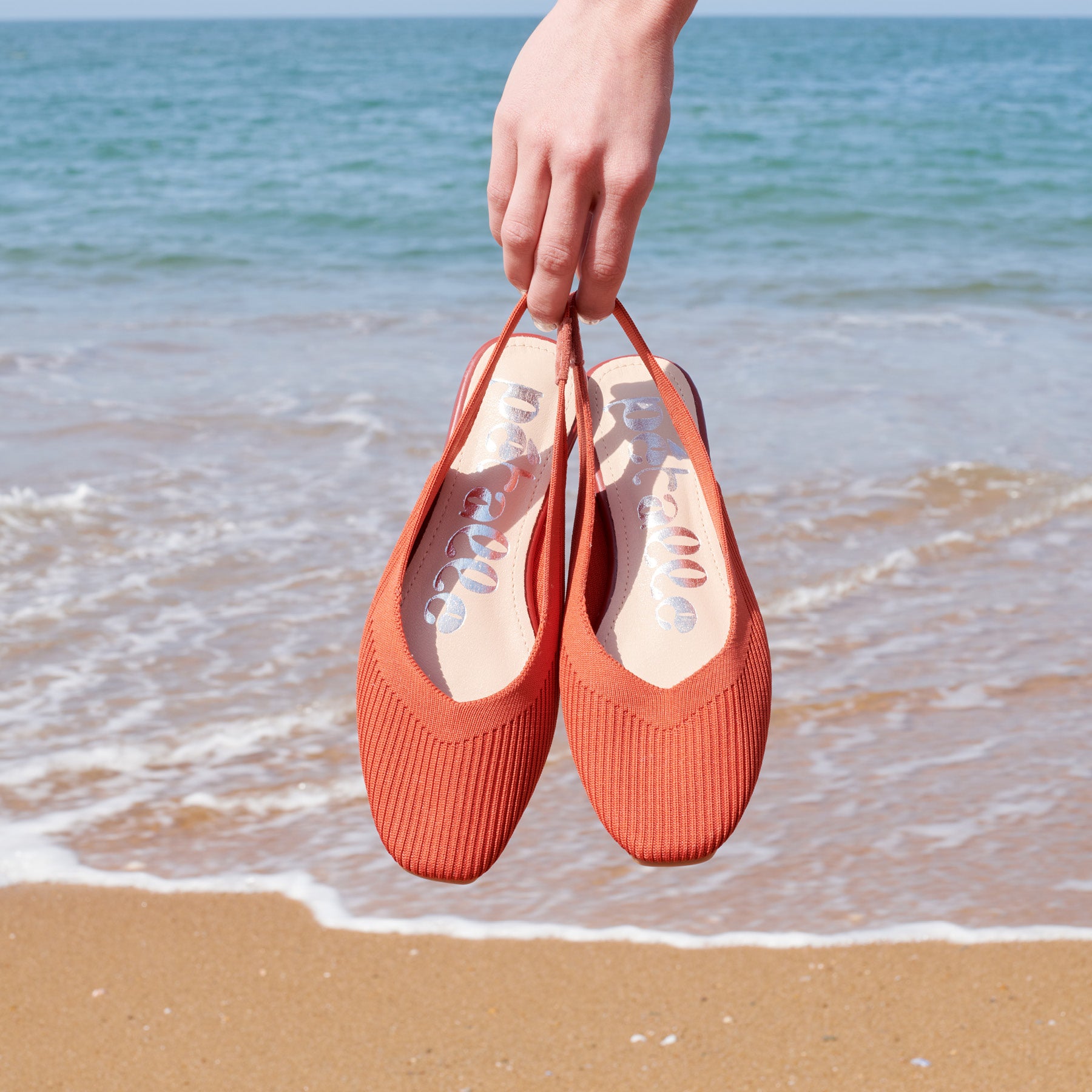 Ballerines Axelle orange