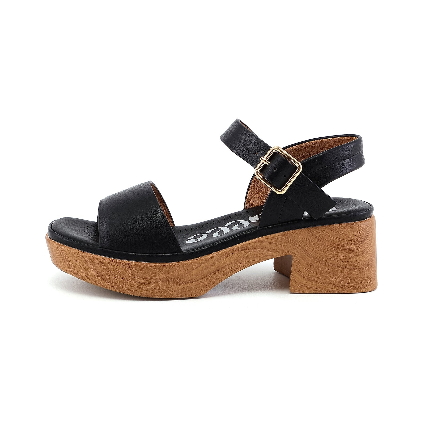 Sandales esprit sabot noires – Maude