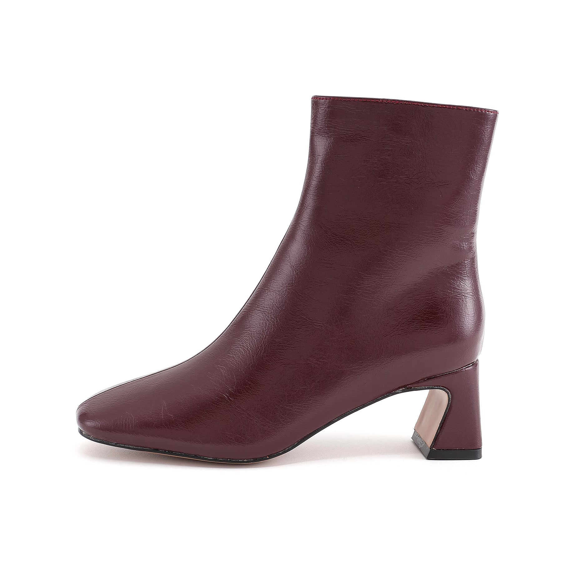 Bottines Gisèle bordeaux