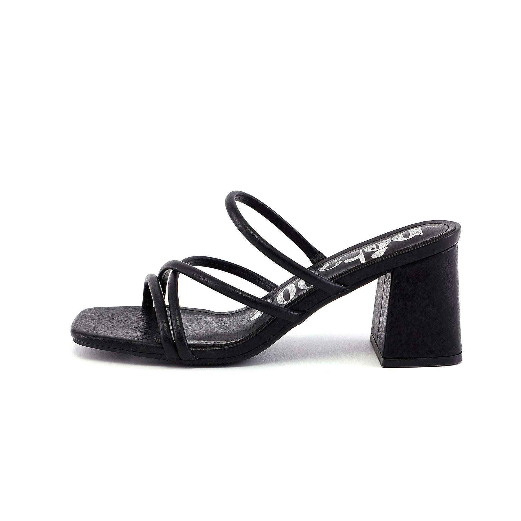 Mules à talons noires - Sara