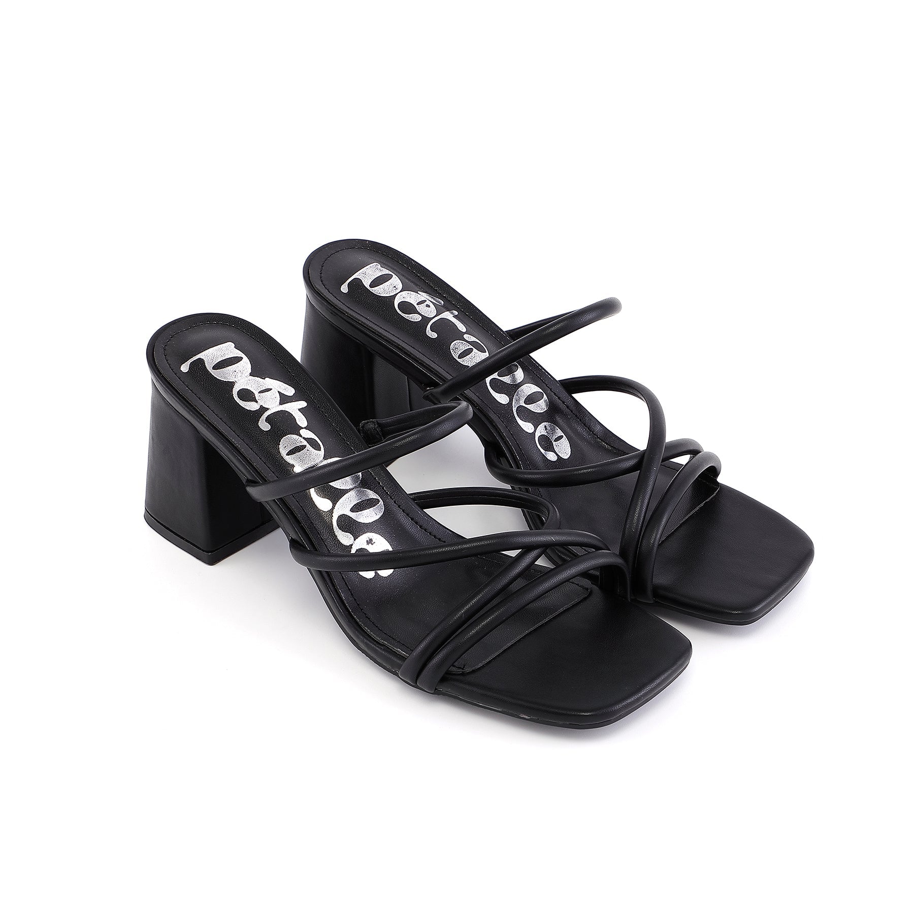 Mules à talons noires - Sara