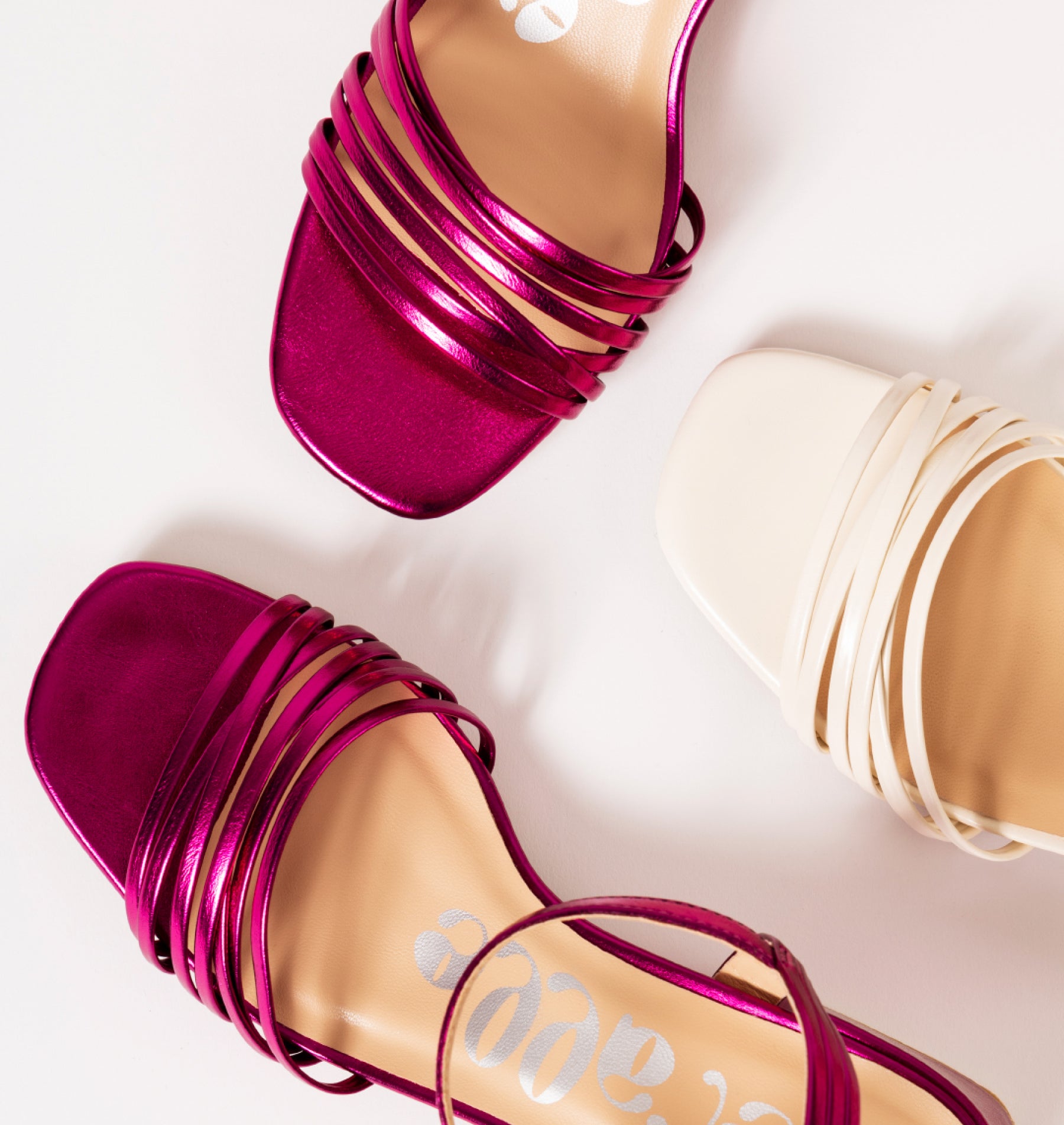 Sandales Laly fushia
