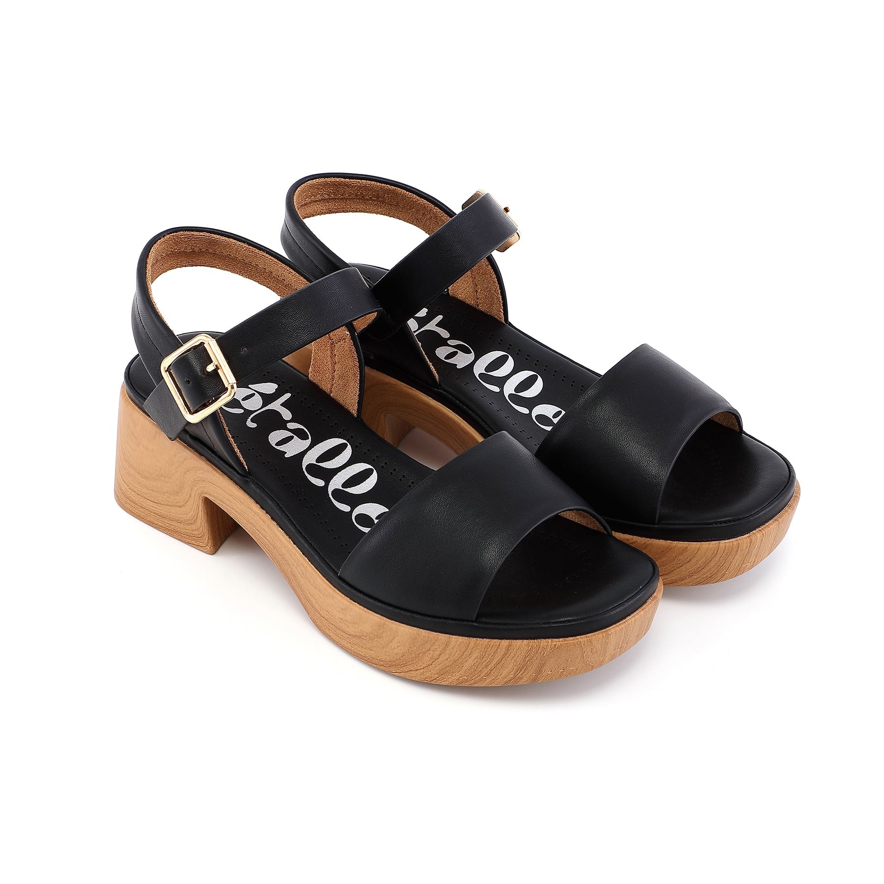 Sandales esprit sabot noires – Maude